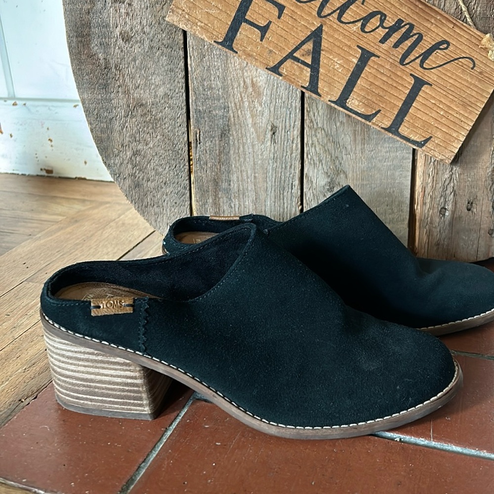 Time black mule clogs